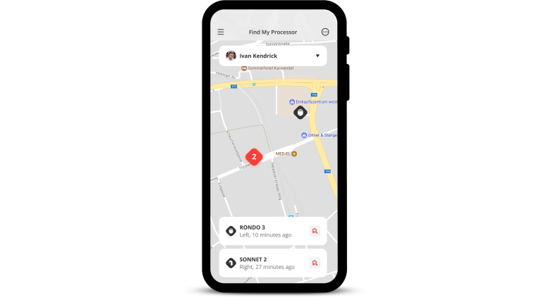 Perfil de usuario de la aplicación AudioKey 3
