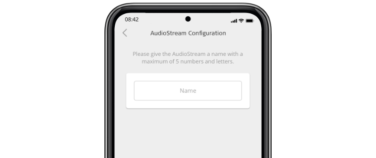 AudioStream Configuration Android AudioStream Configuration Android