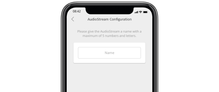AudioStream Configuration iPhone AudioStream Configuration iPhone