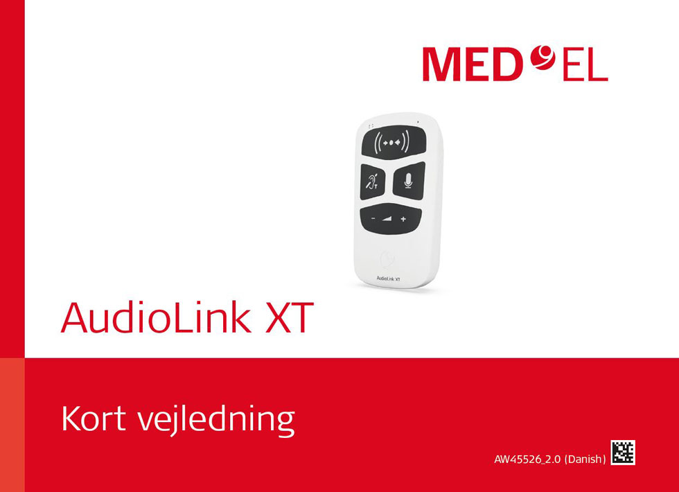 Coverbillede til kort vejledning til AudioLink XT