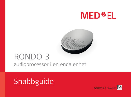 RONDO 3 snabbguide